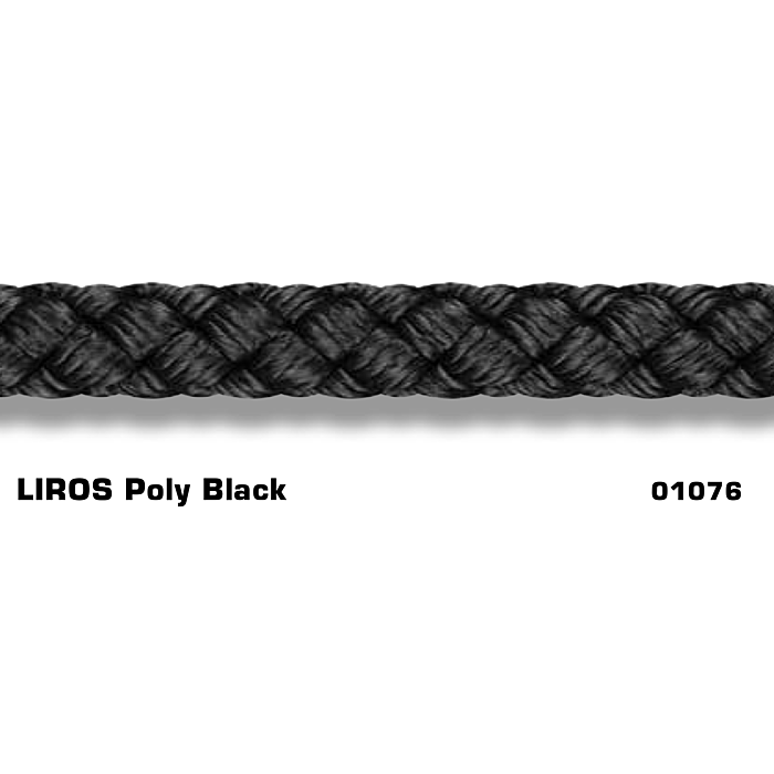 Cordes Liros - Soft Black - 10mm - 1900kg - noir - HAUT DE GAMME