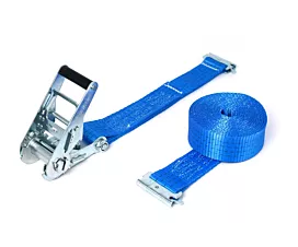 Alle spanbanden 50mm Spanband - 2T - 3,5m - 50mm - 2-delig met eindfittings - Blauw